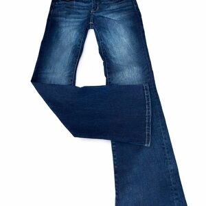 BKE Stella Low Rise Medium Wash 28 Bootcut Blue Women's Jeans (28x31.5)